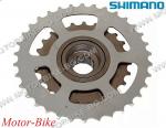 ВЕЛО ВЕНЕЦ ЗАДЕН ПАКЕТ-6 (13-34) SHIMANO MF-ZH36-6 SIS CX-34T YK MEGARANGE-3
